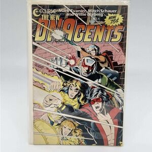 The New DNAgents 1 Eclipse Comics 1985 Mark Evanier Mitch Schauer Copper Age